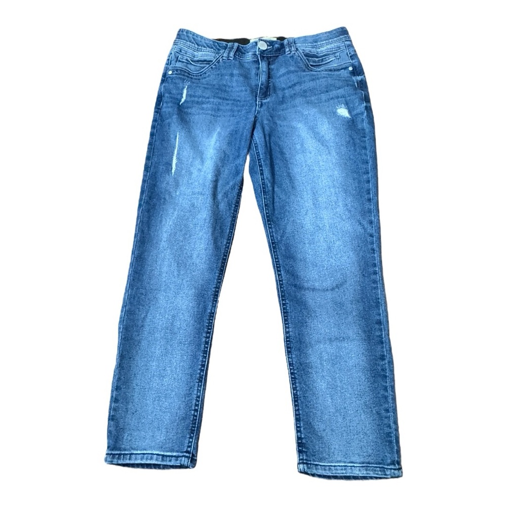 Democracy “Ab” Technology Cropped Blue Denim Jeans  B12938IJCXX Women’s Size 12